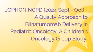 JOPHON NCPD Course (2024 Sept-OCT)